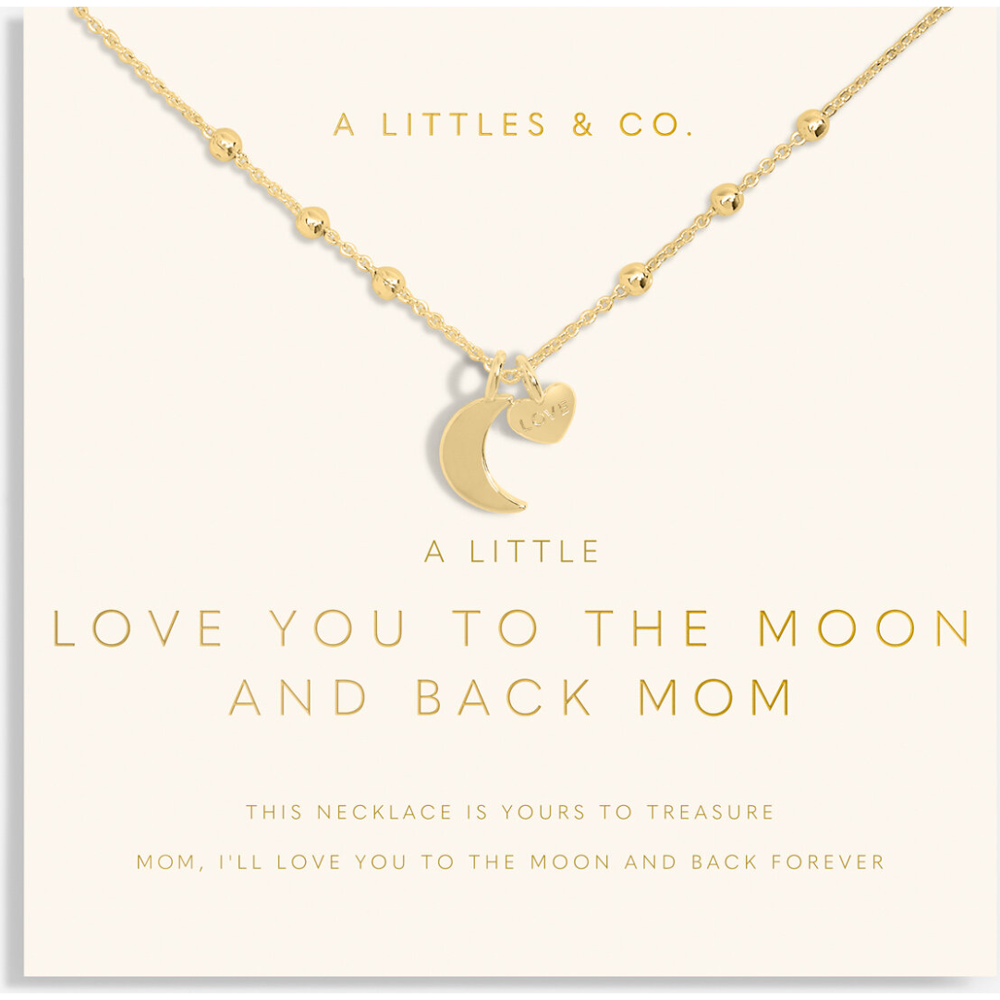 Love You to the Moon and Back Mom Necklace, , large image number 0