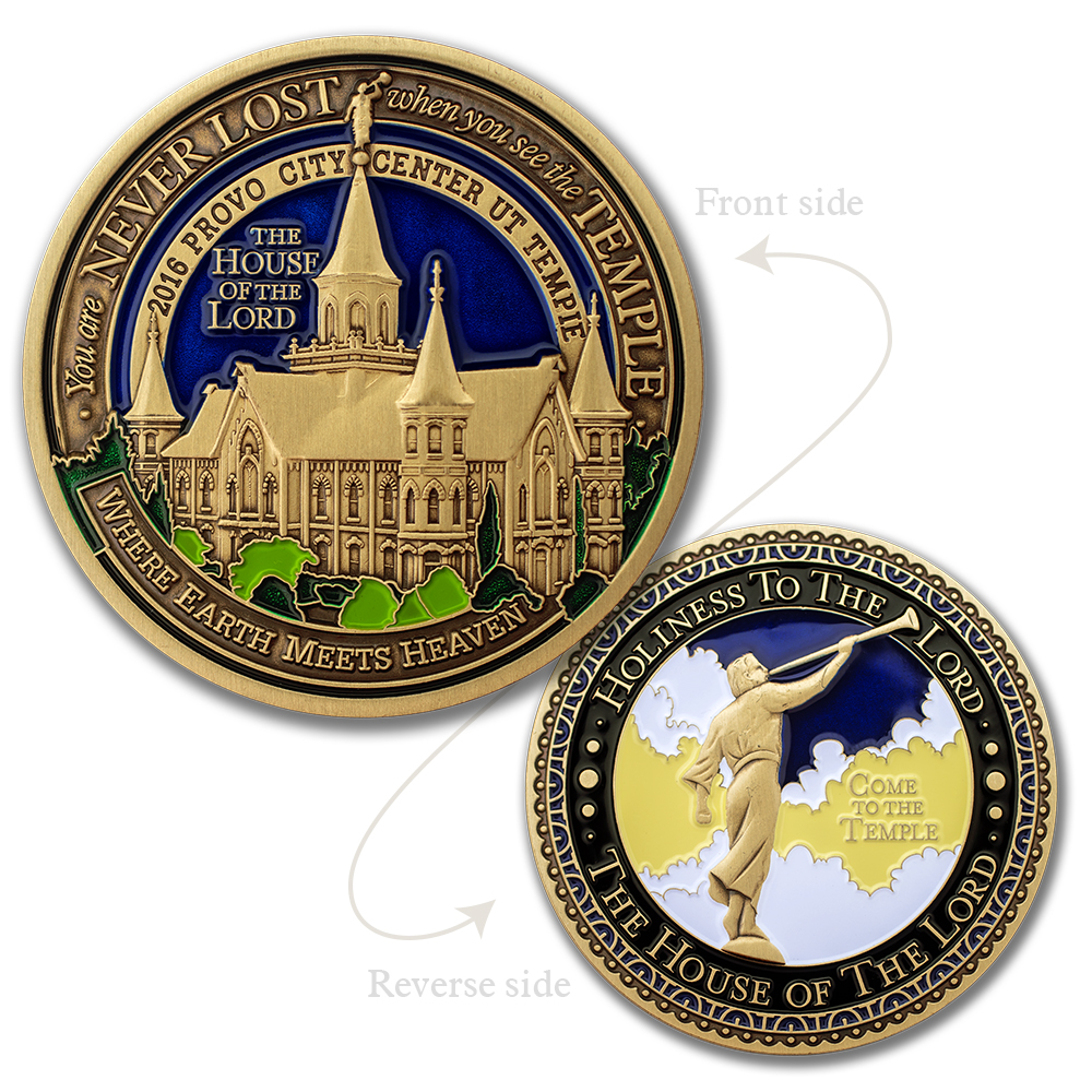 Provo City Center Utah Temple Medallion, , large image number 2