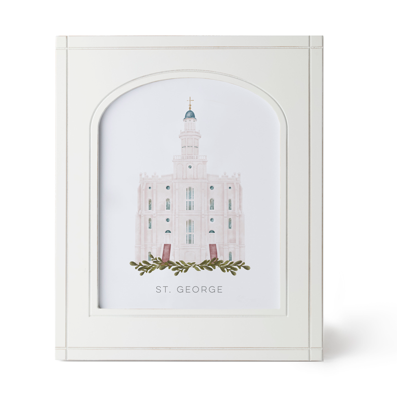 St. George Utah Temple (11x13 Framed Art)