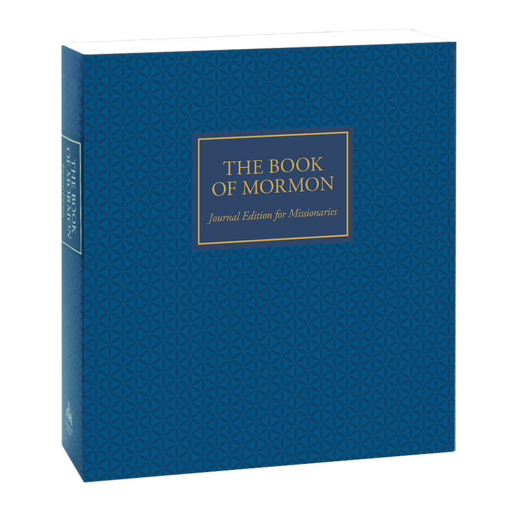 The Book of Mormon, A Journal for Missionaries, Blue (No Index)