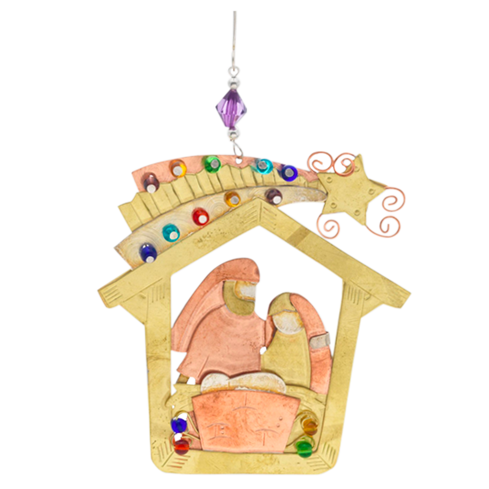 Manger Scene Ornament, , large image number 0
