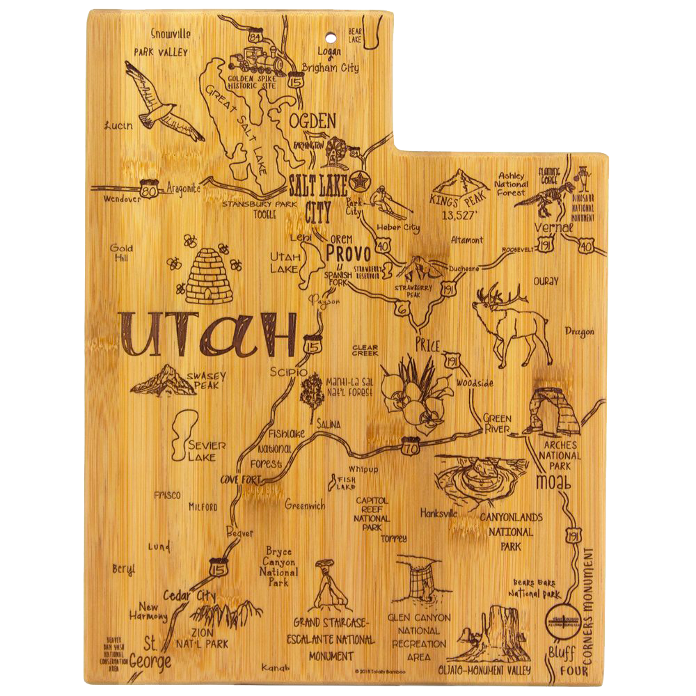 Destination Utah Cutting Board