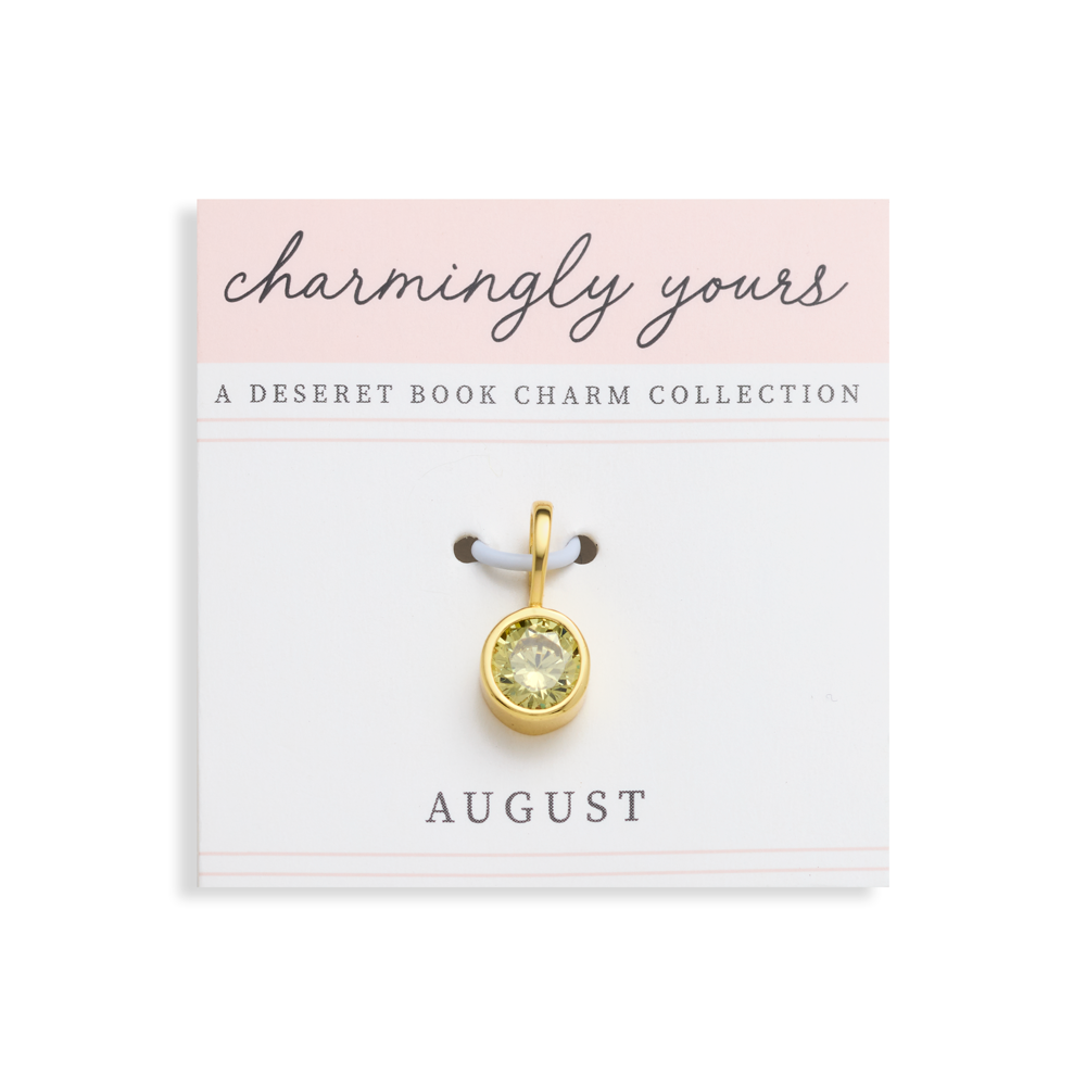 August Birthstone Charm, , large image number 0
