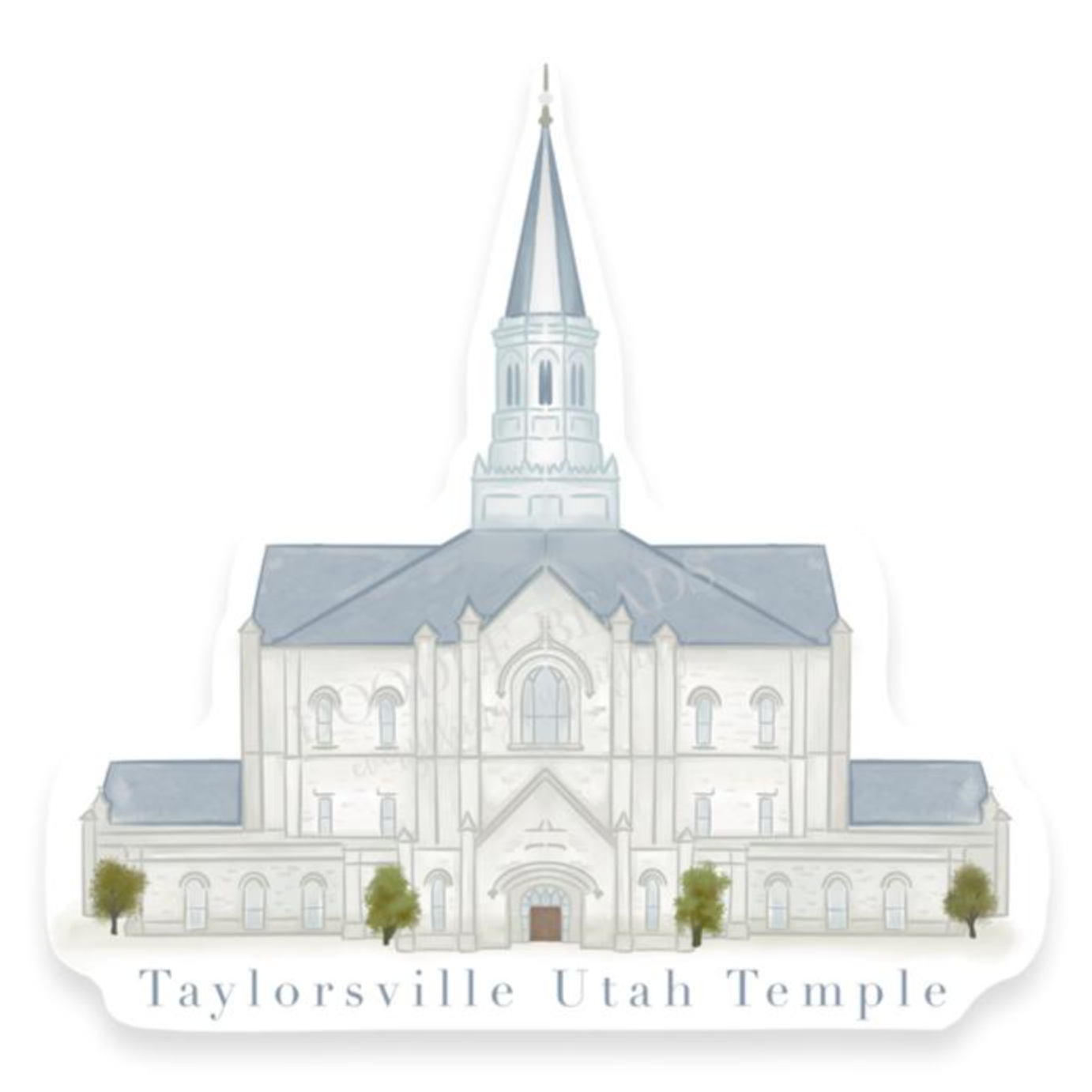 Taylorsville Temple Sticker, , large image number 0