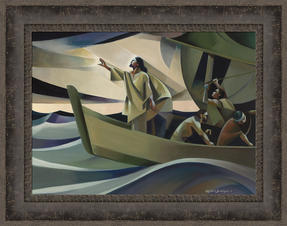 The Tempest - Peace, be Still (30x38 Framed Art), , large image number 0