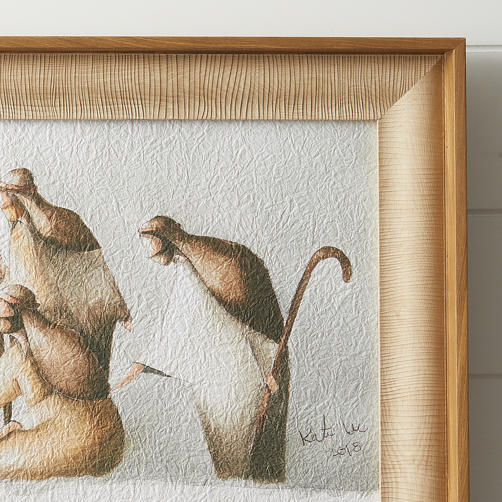 Love's Pure Light: A Nativity Piece by Kate Lee (15x40 Framed Art), , large image number 3