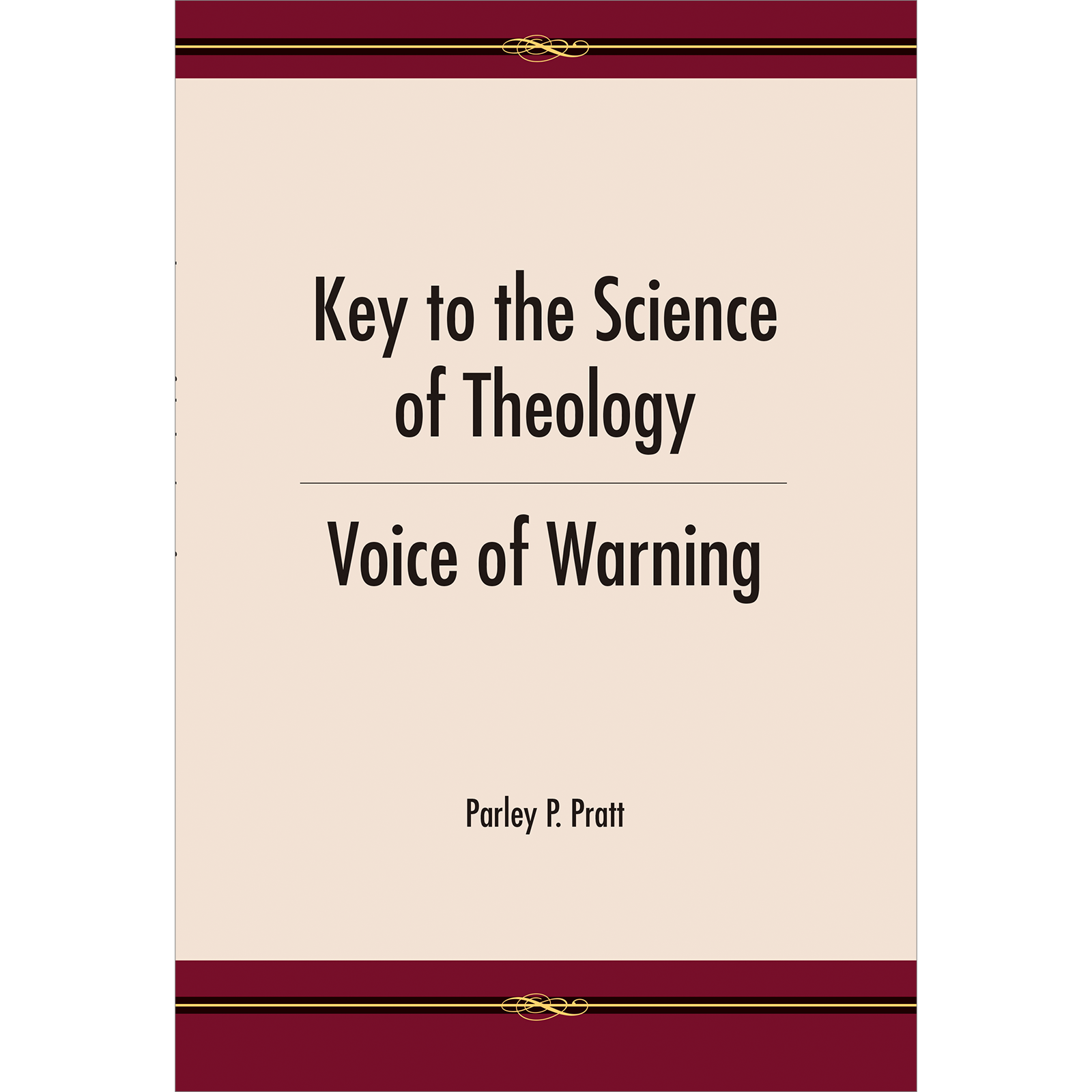Key to the Science of Theology / Voice of Warning, , large image number 0