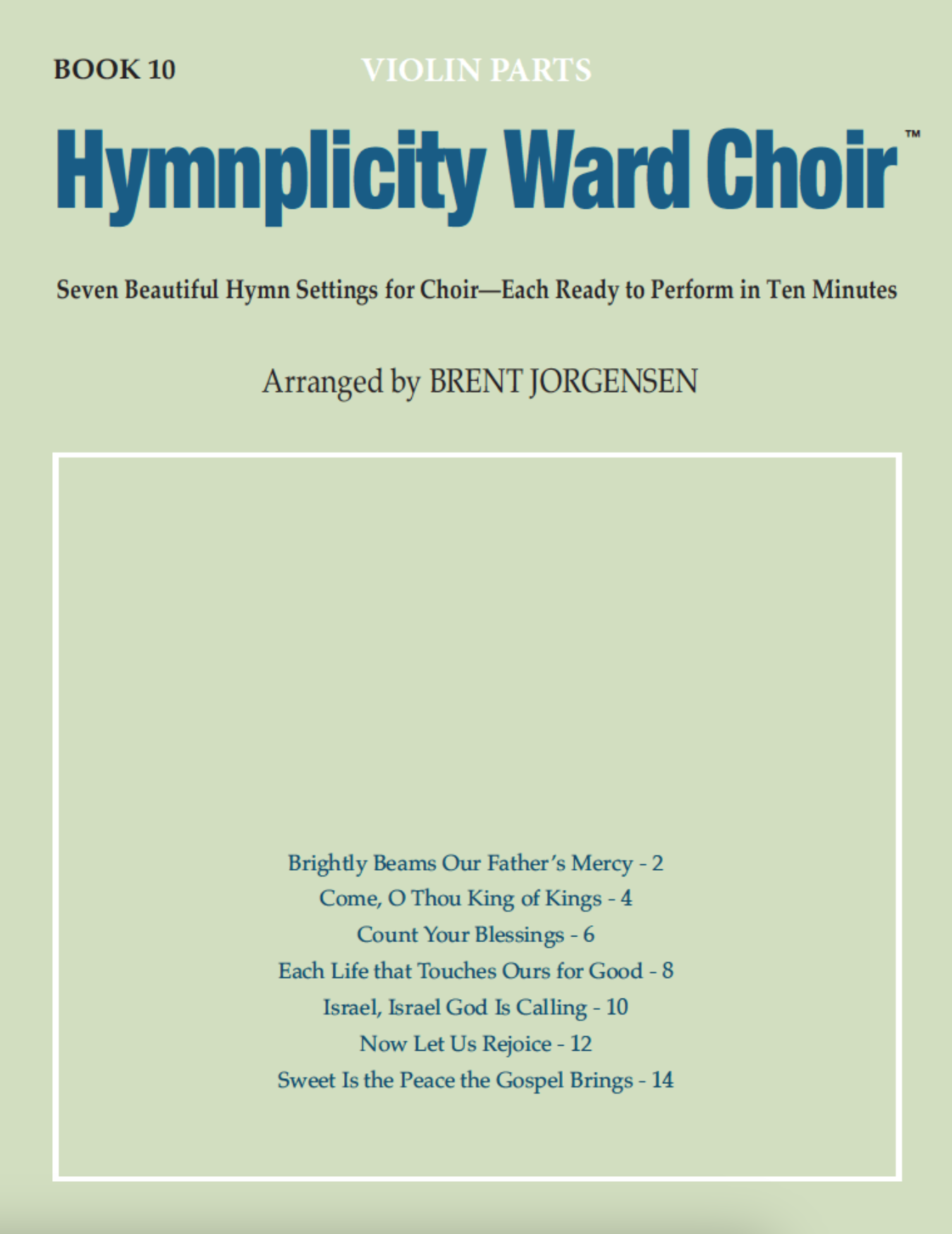 Hymnplicity Ward Choir Songbook, Book 10, , large image number 0