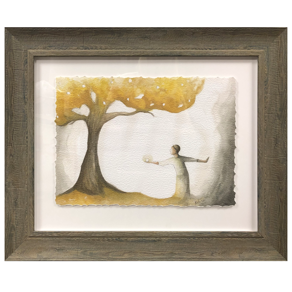 Courage to Partake (24x29 Framed Art)