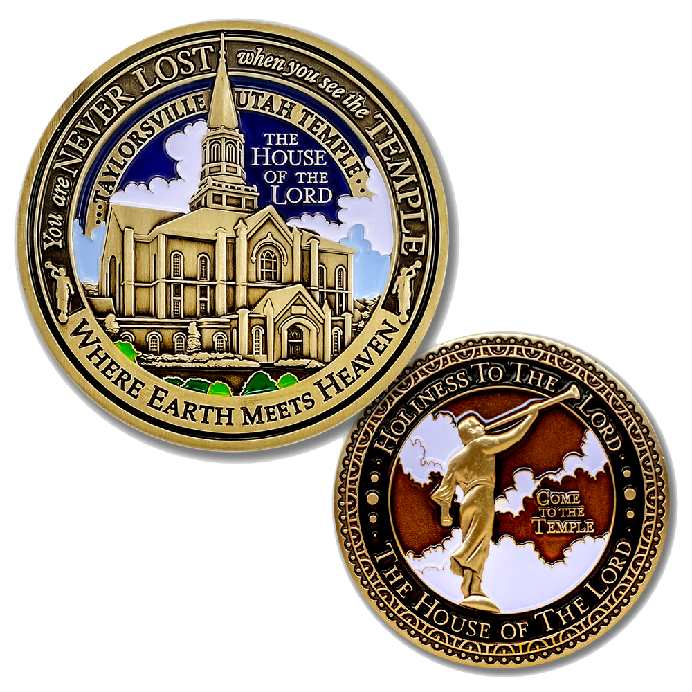 Taylorsville Utah Temple Medallion