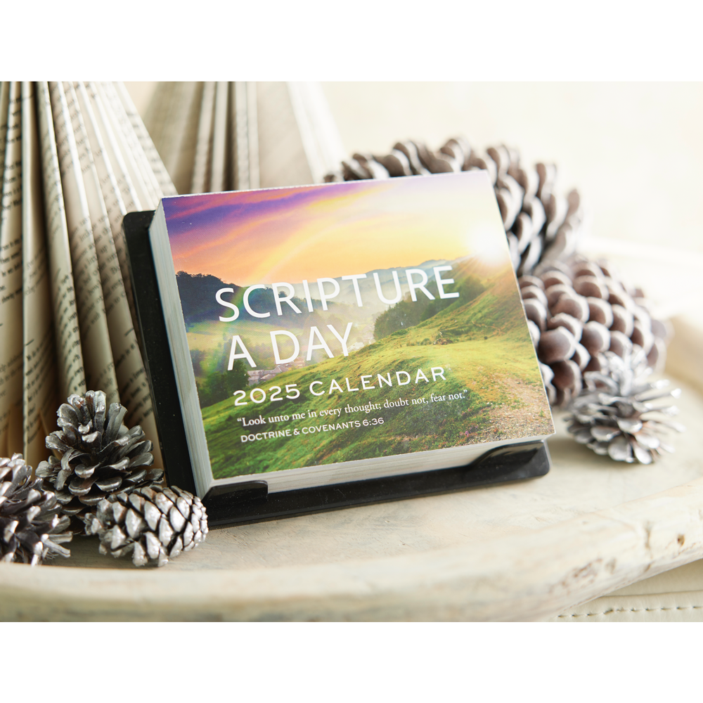 2025 Scripture a Day Doctrine and Covenants Desktop Calendar, , large image number 0