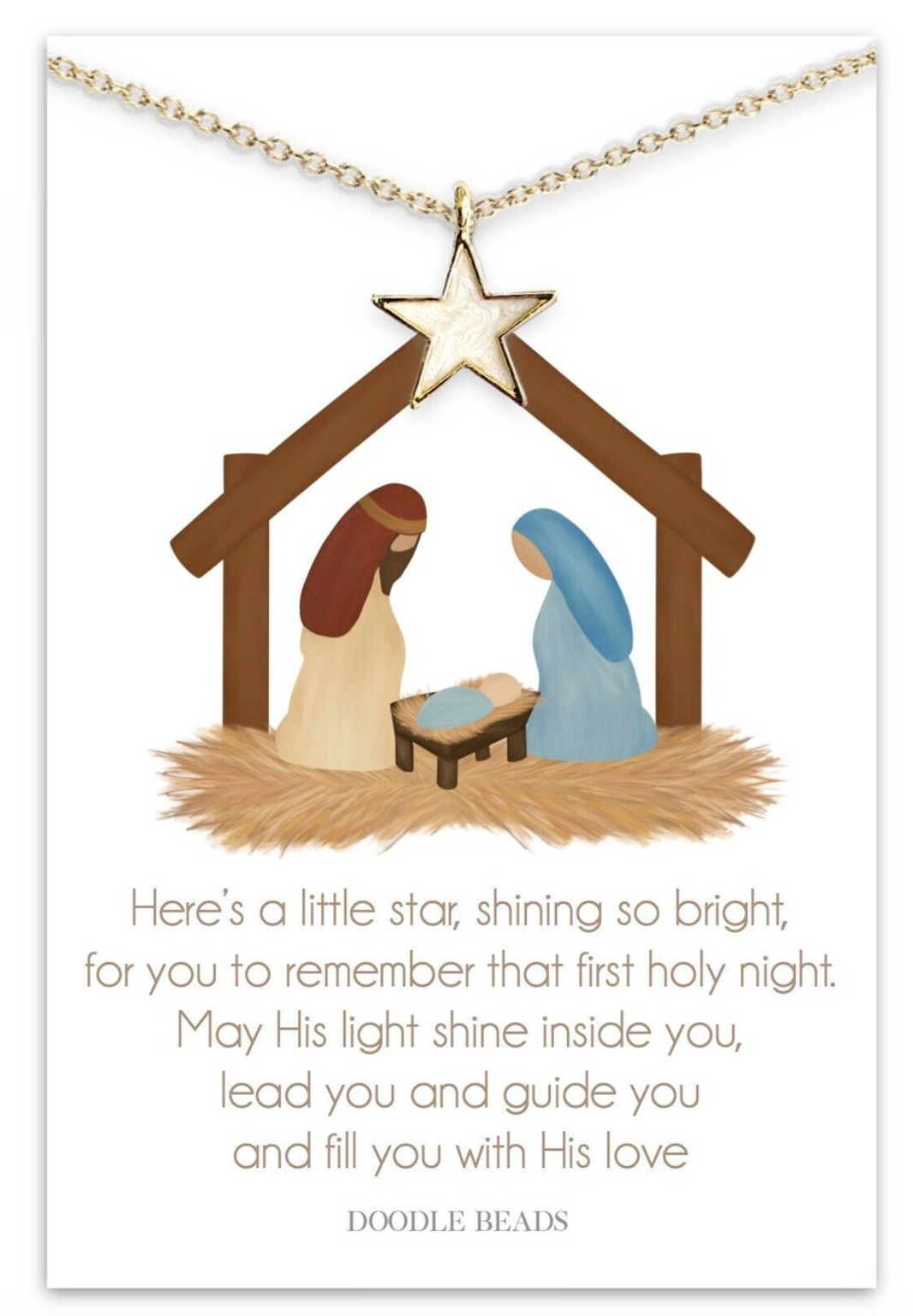 Star Nativity Necklace, , large image number 0