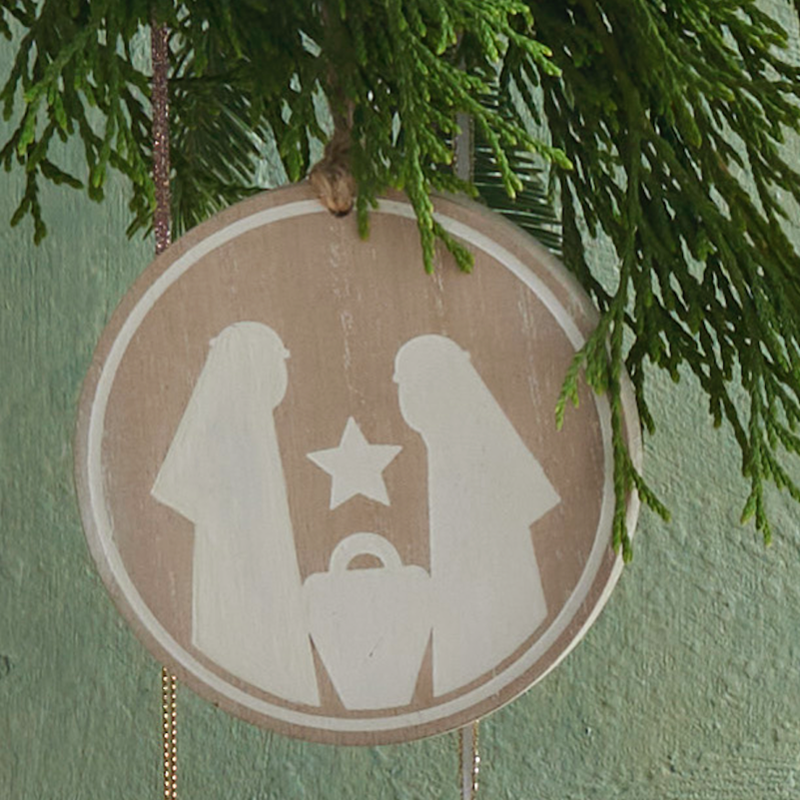 Holy Family Round Ornament, , large image number 1