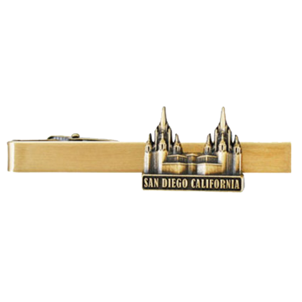 San Diego Temple Tie Bar, , large