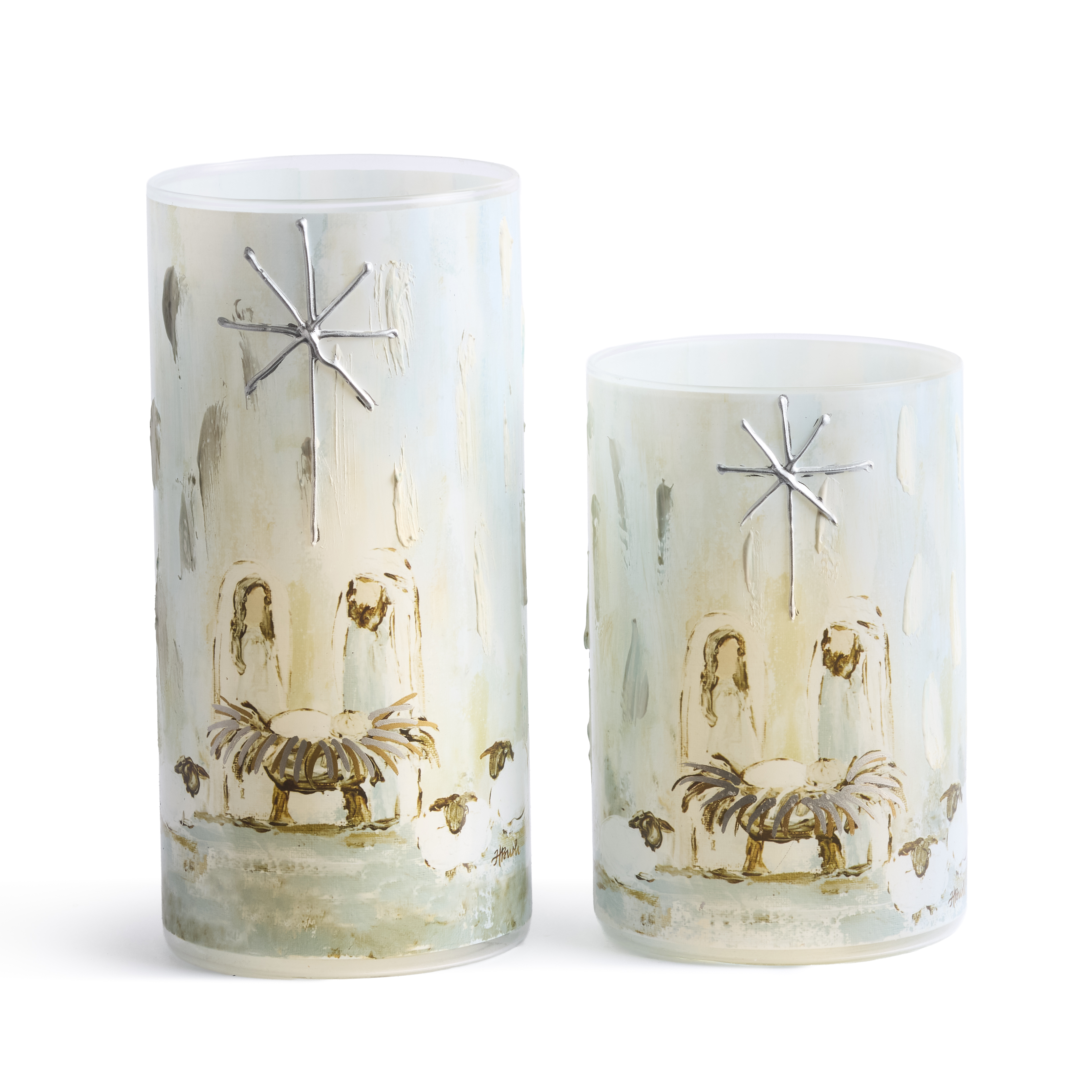Holy Family Glass Nativity Containers, , large image number 1