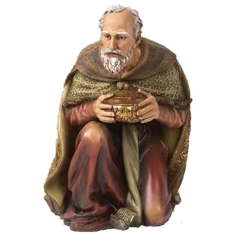 Large Stone Resin Nativity King Gaspar
