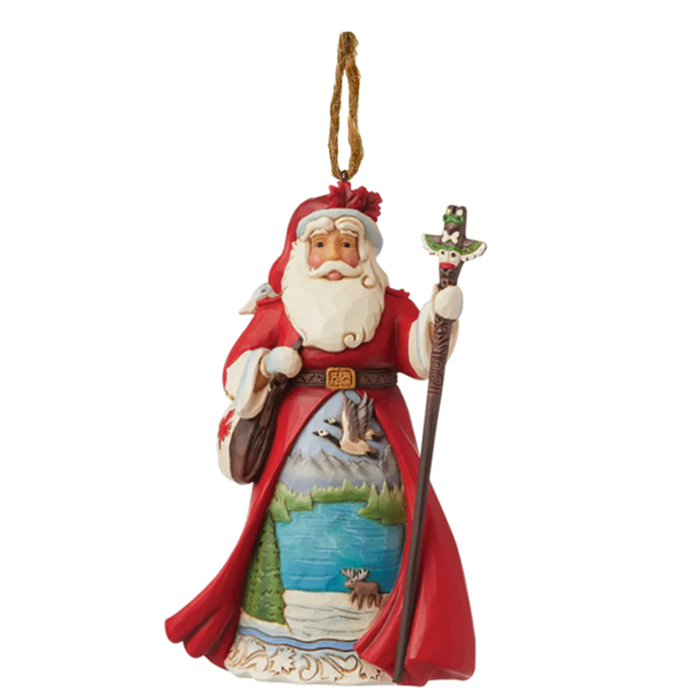 Canadian Santa Ornament, , large image number 0