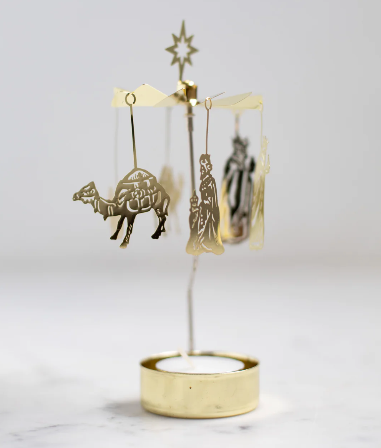 Three Kings Swedish Anglaspel Metal Nativity, , large image number 1