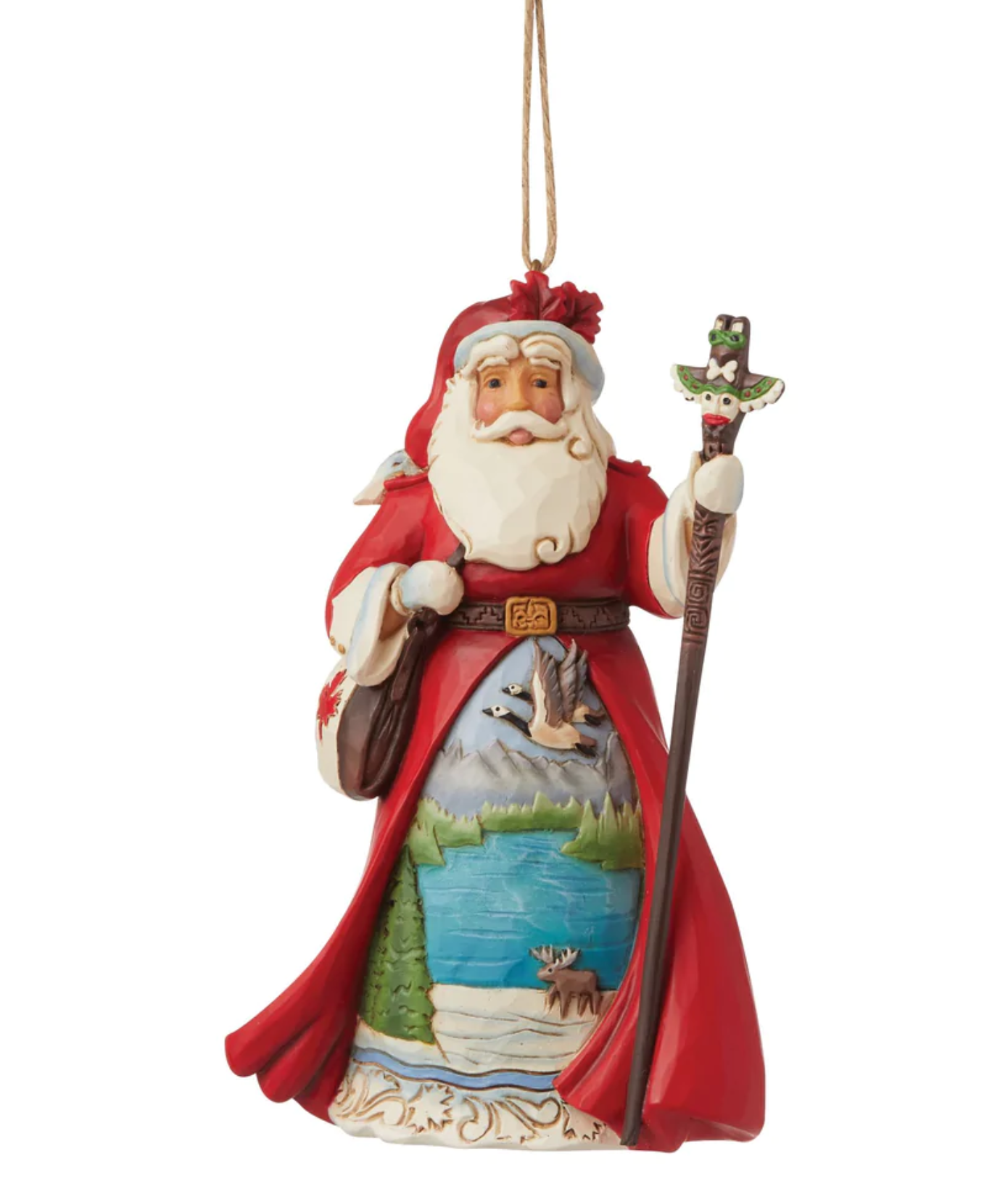Canadian Santa Ornament, , large image number 1