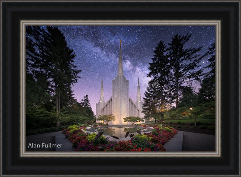 Celestial Temple Series: Portland Temple (25x34 Framed Art), , large image number 0