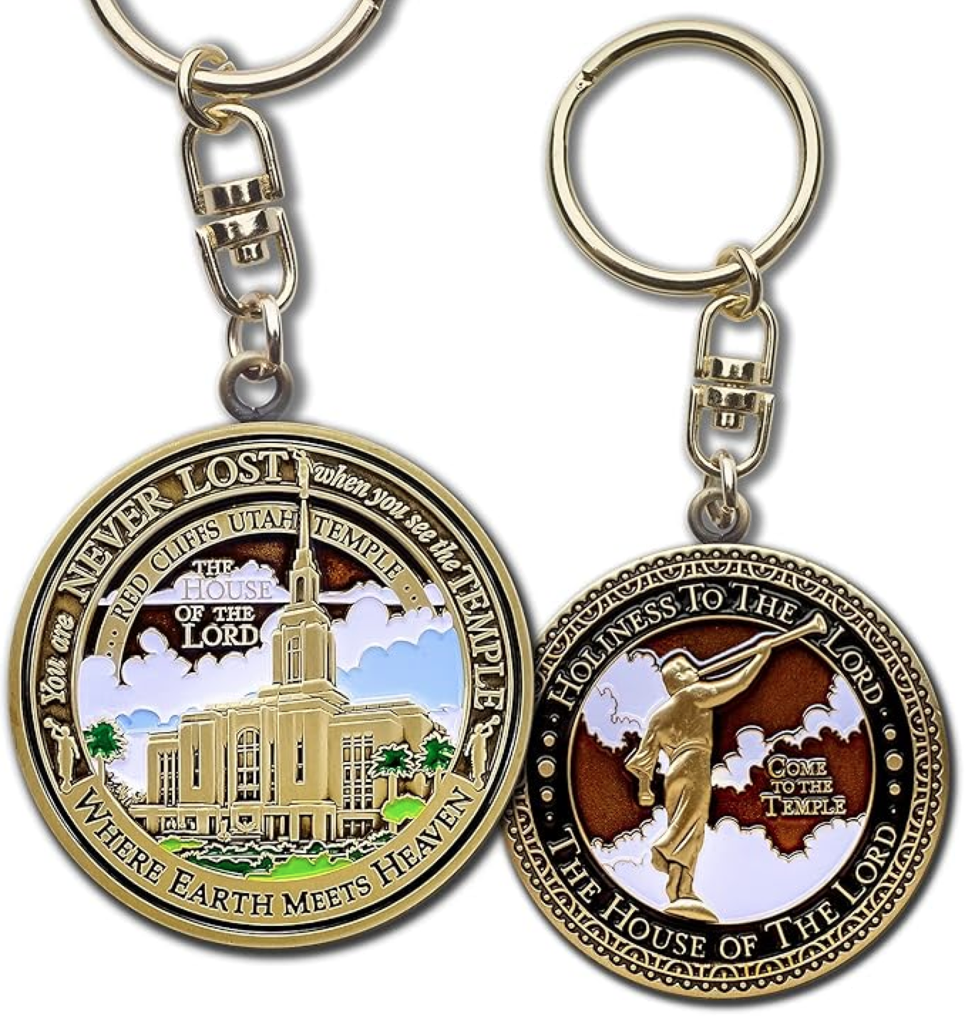 Red Cliffs Temple Keyring