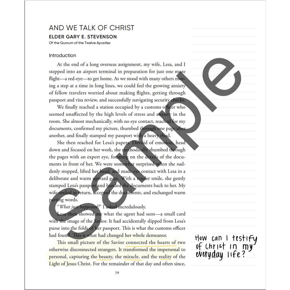 General Conference Addresses, Journal Edition, April 2025, , large