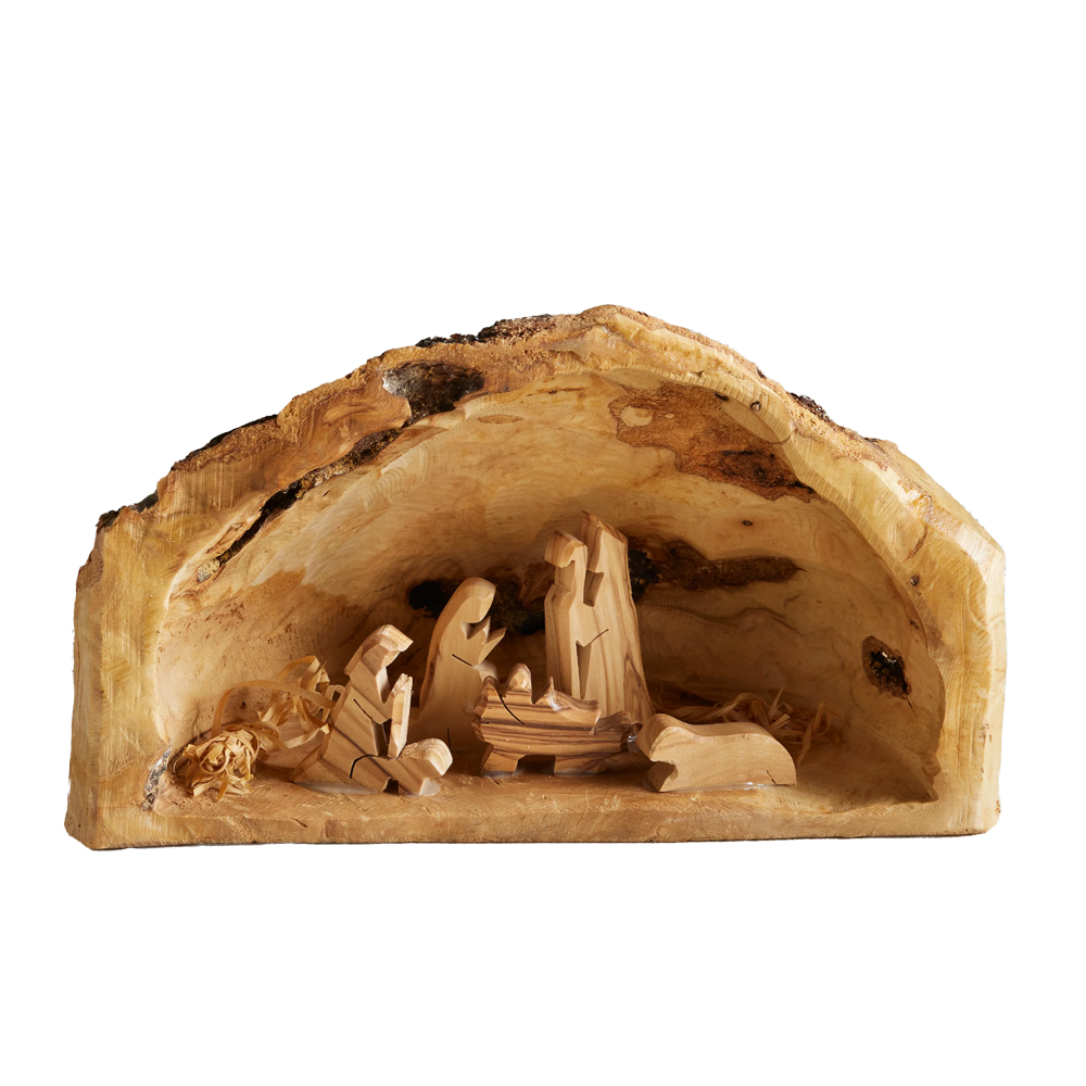 Silhouette Nativity Grotto Figurine