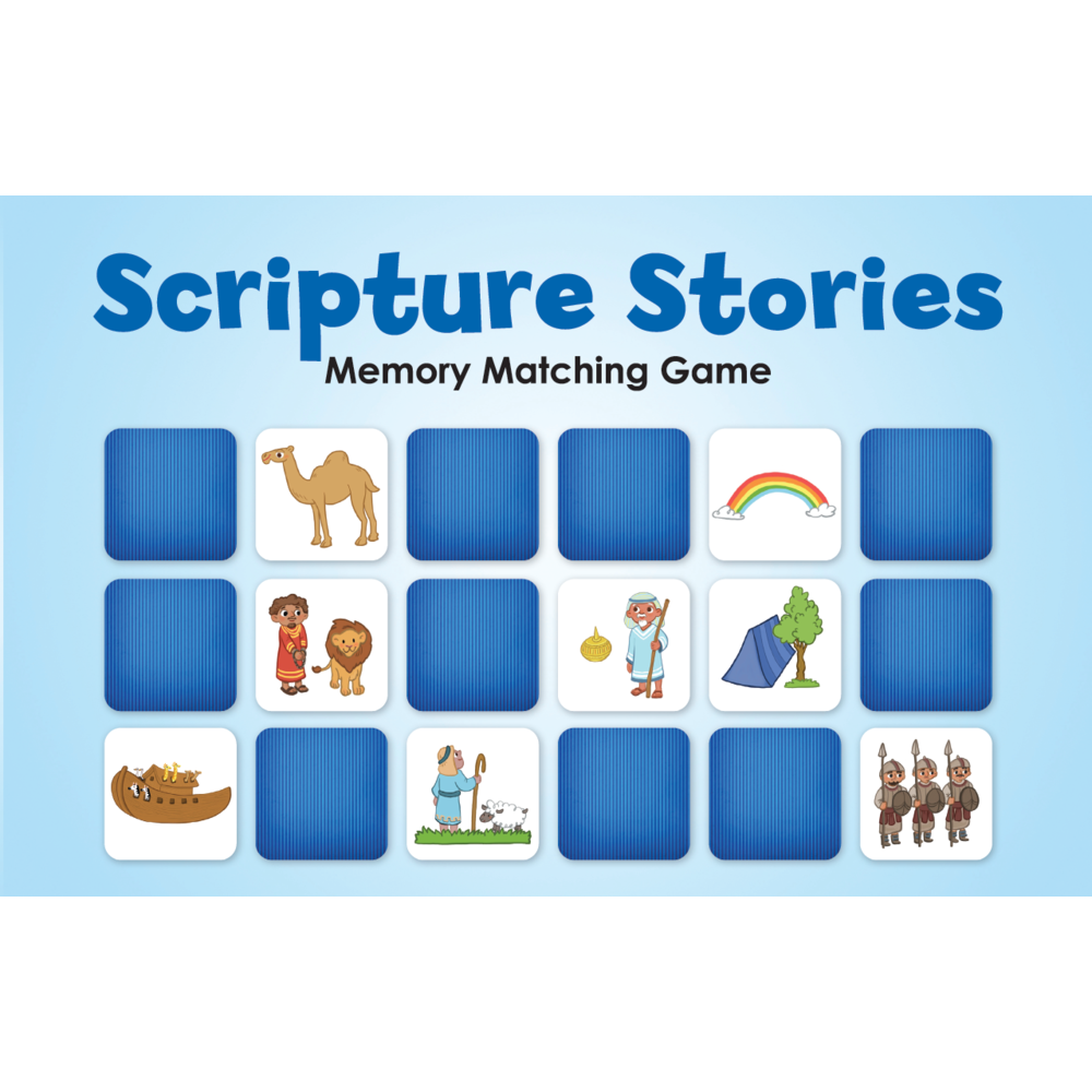 Scripture Stories Memory Matching Game, , large image number 0