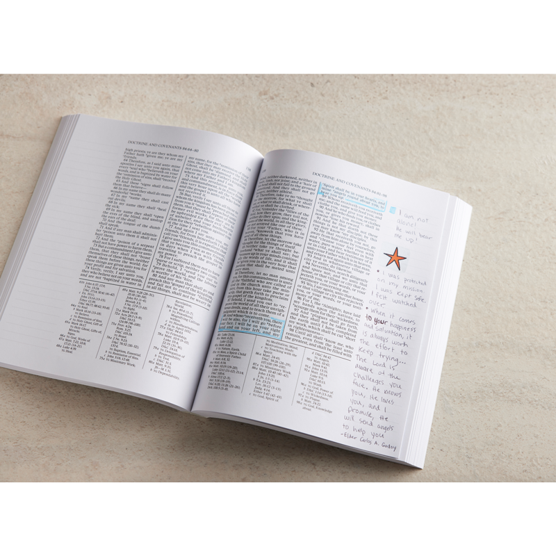 The Doctrine and Covenants and Pearl of Great Price, Journal Edition, Large Print Lined, , large