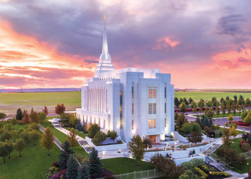 Rexburg Temple, Greater Heights Print, , large image number 0