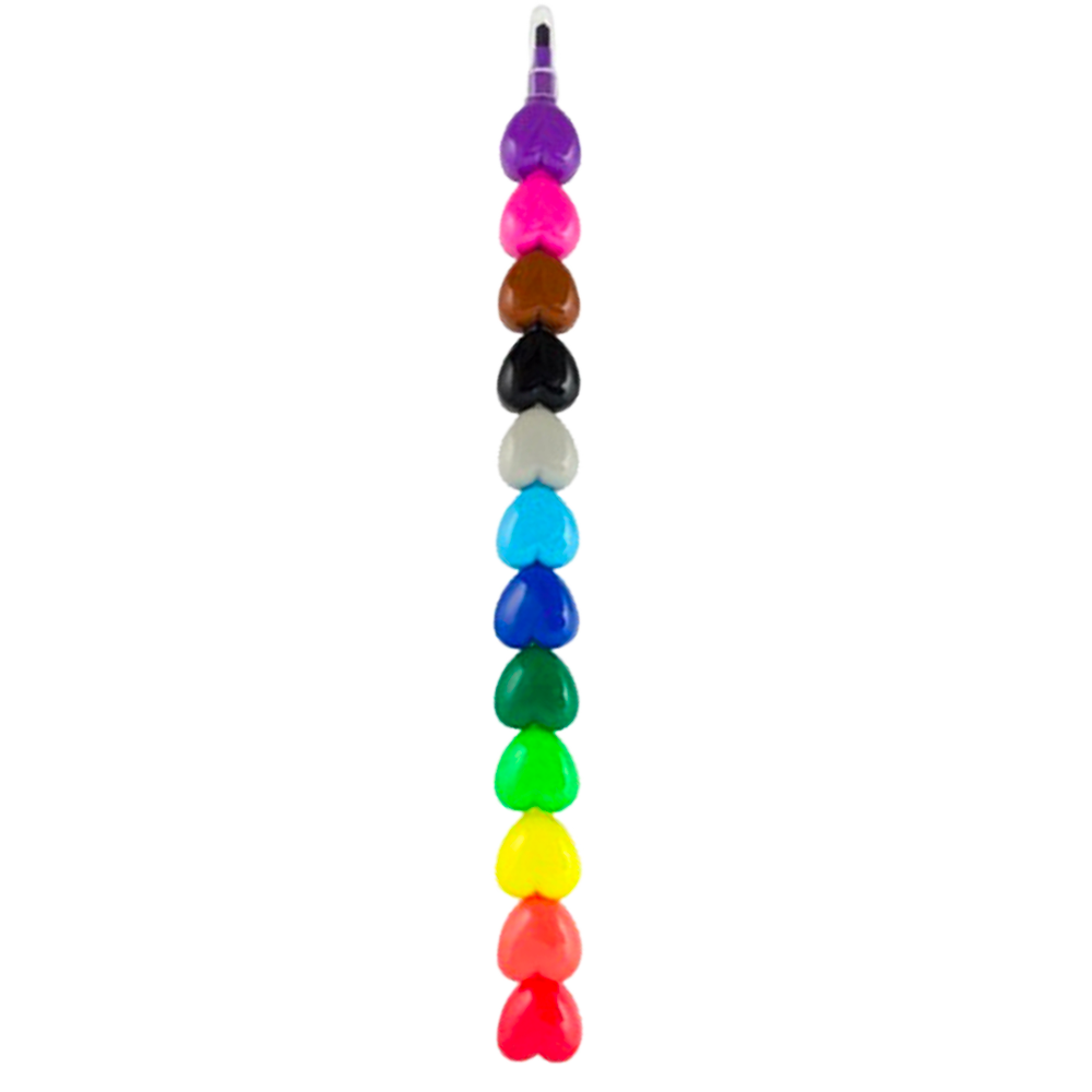 Heart to Heart Stacking Crayon, , large image number 0