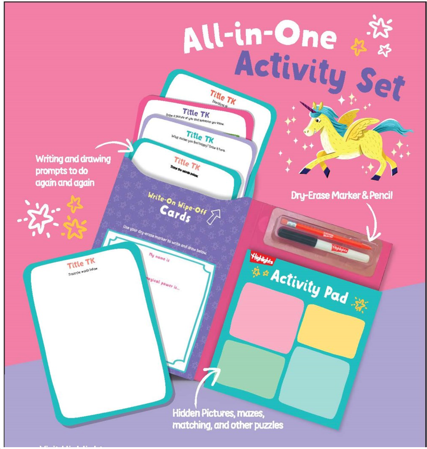 Unicorn Activity Set, , large image number 1