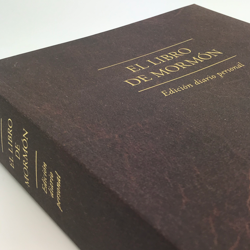 The Book of Mormon, Spanish Journal Edition, Brown (No Index), , large