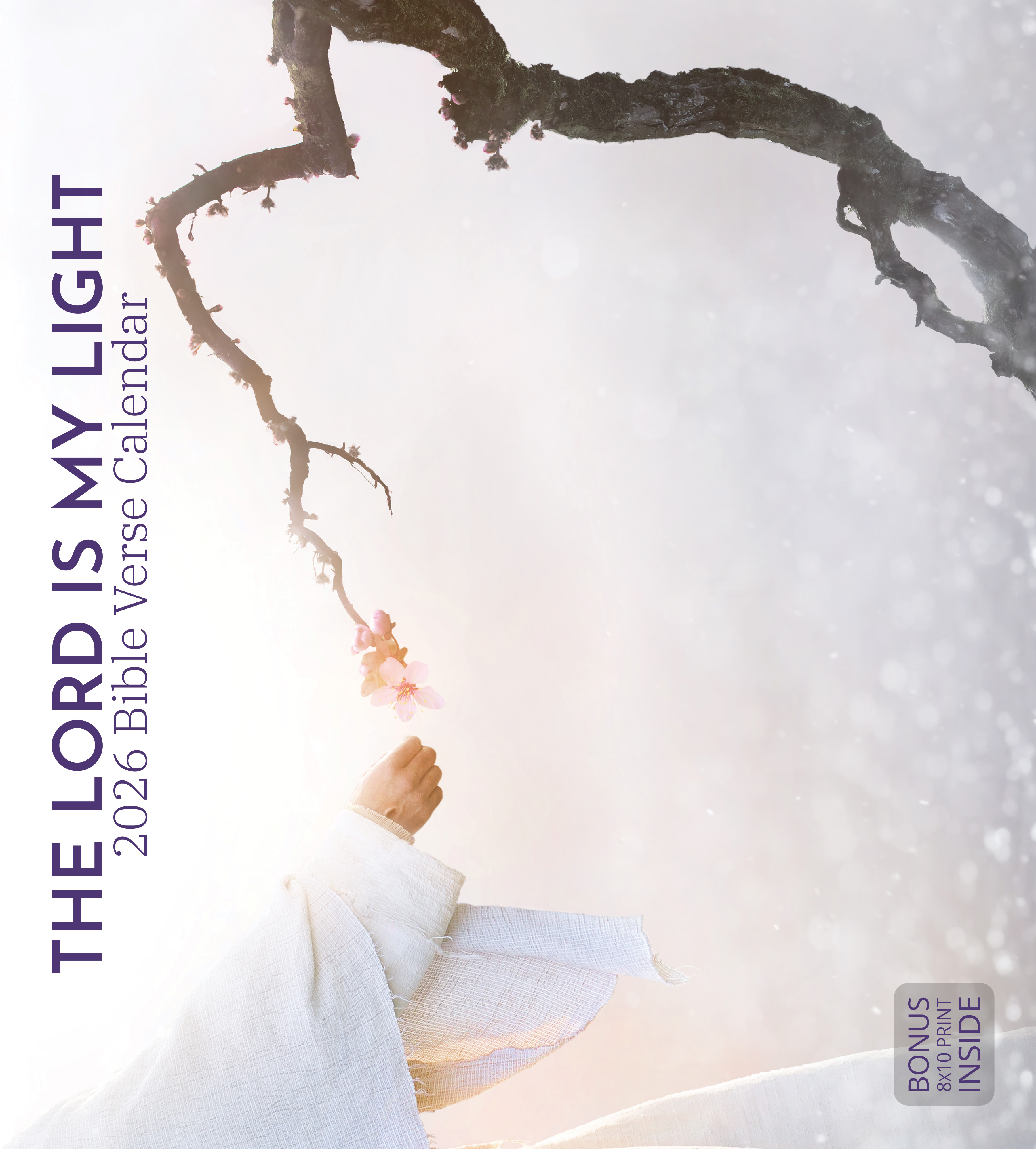 2026 The Lord Is My Light Bible Verse Calendar