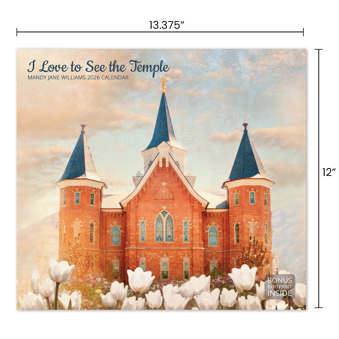 2026 I Love to See the Temple Calendar, , large