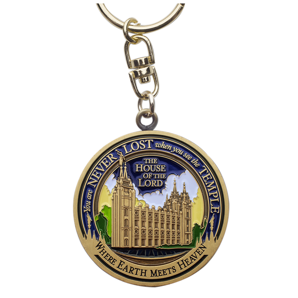 Salt Lake Utah Temple Keyring, , large image number 0