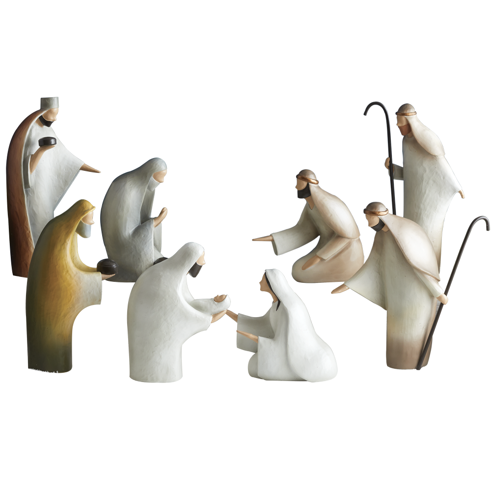 Love's Pure Light Kate Lee Resin Nativity, , large image number 3