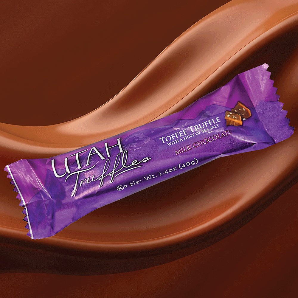 Sea Salt Toffee Chocolate Truffle Bar, , large