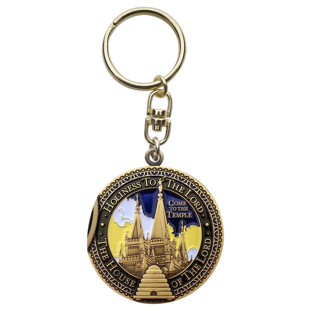 Salt Lake Utah Temple Keyring, , large image number 2