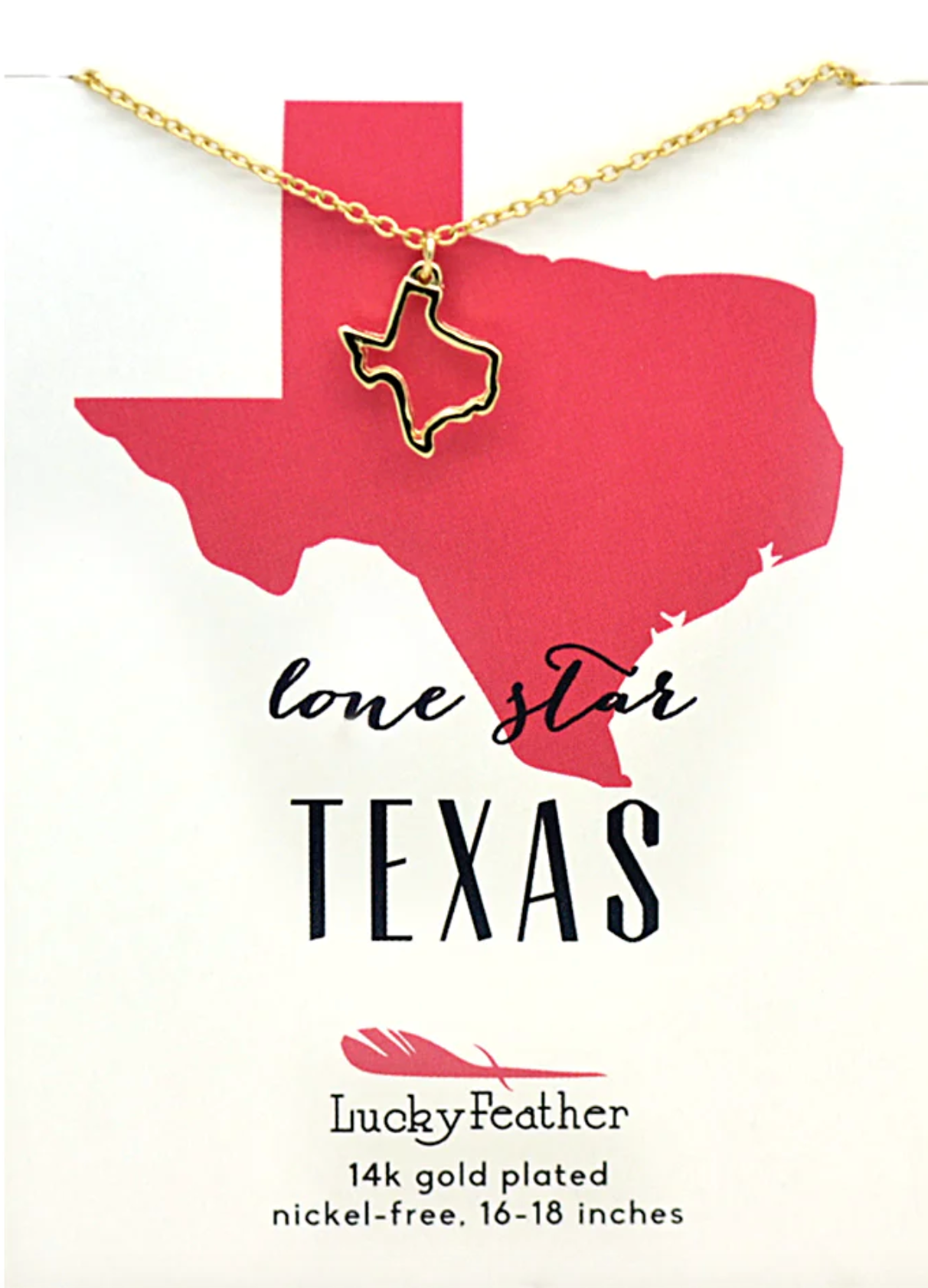 Texas State Necklace, , large image number 0