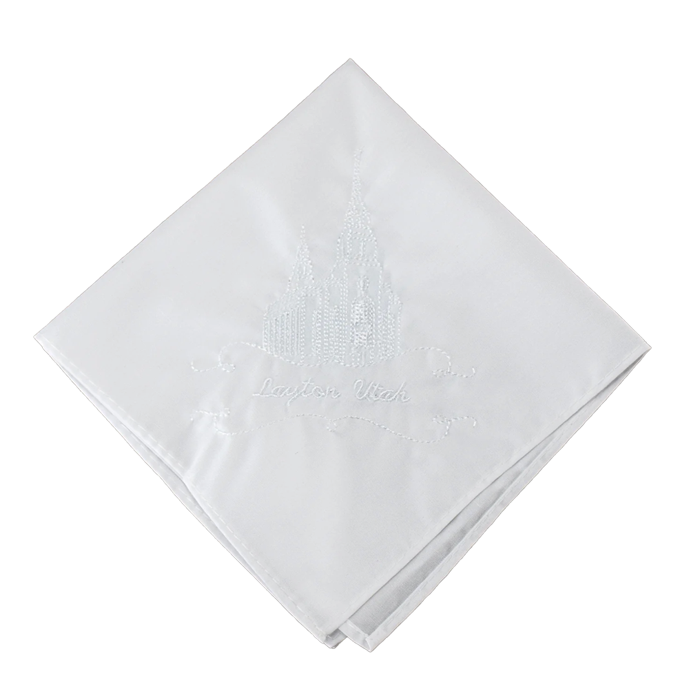 Layton Utah Temple Handkerchief, , large image number 0