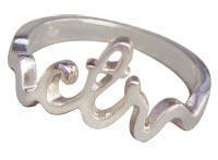Cursive CTR Ring, , large image number 1