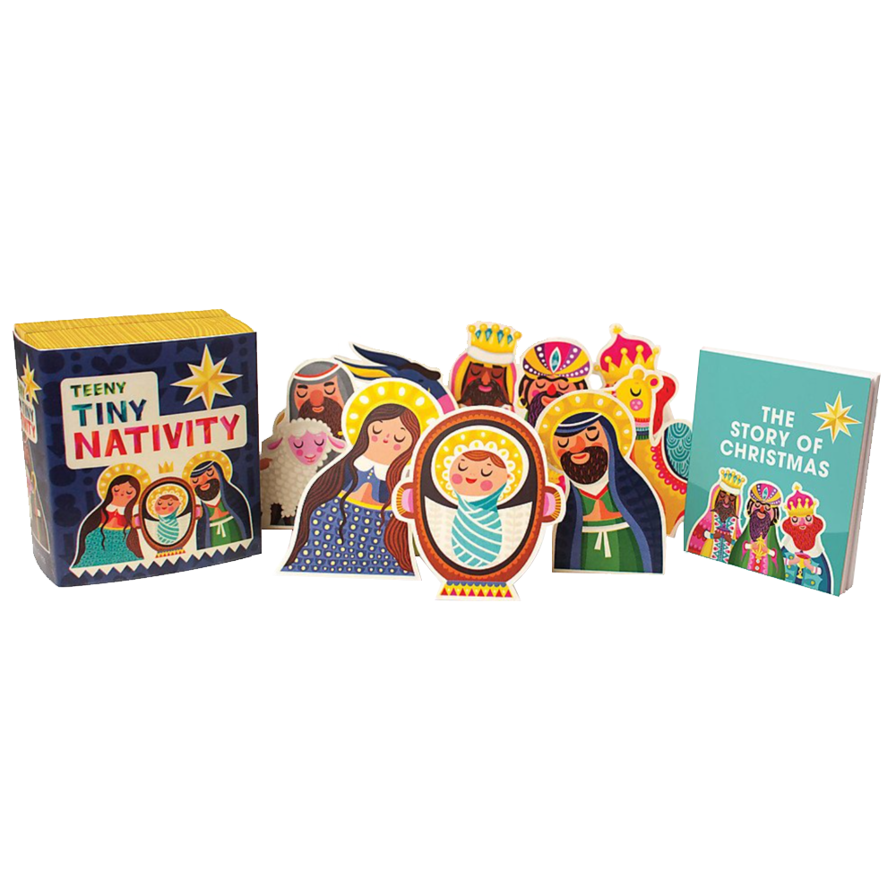 Children's Teeny Tiny Wood Nativity, , large