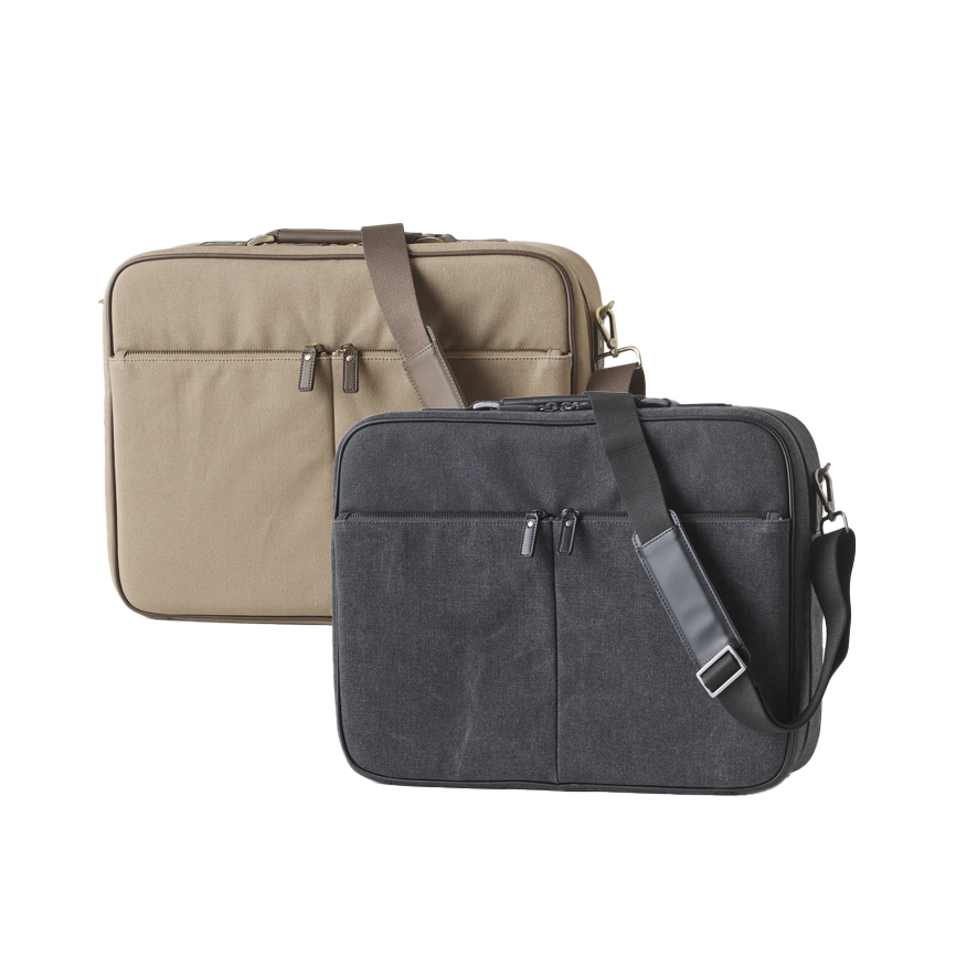 Black Canvas Temple Bag, , large