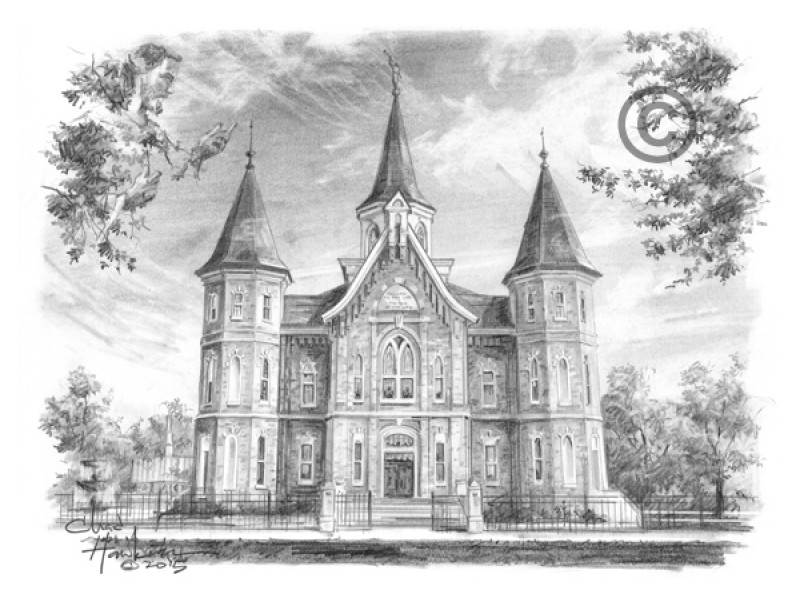 Provo City Center Temple 5x7 Print, , large image number 0