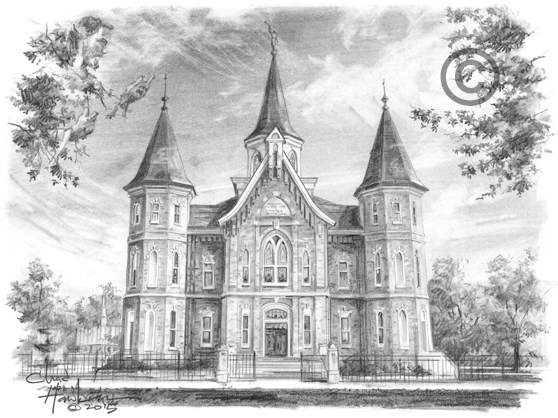 Provo City Center Temple 8x10 Print, , large image number 0
