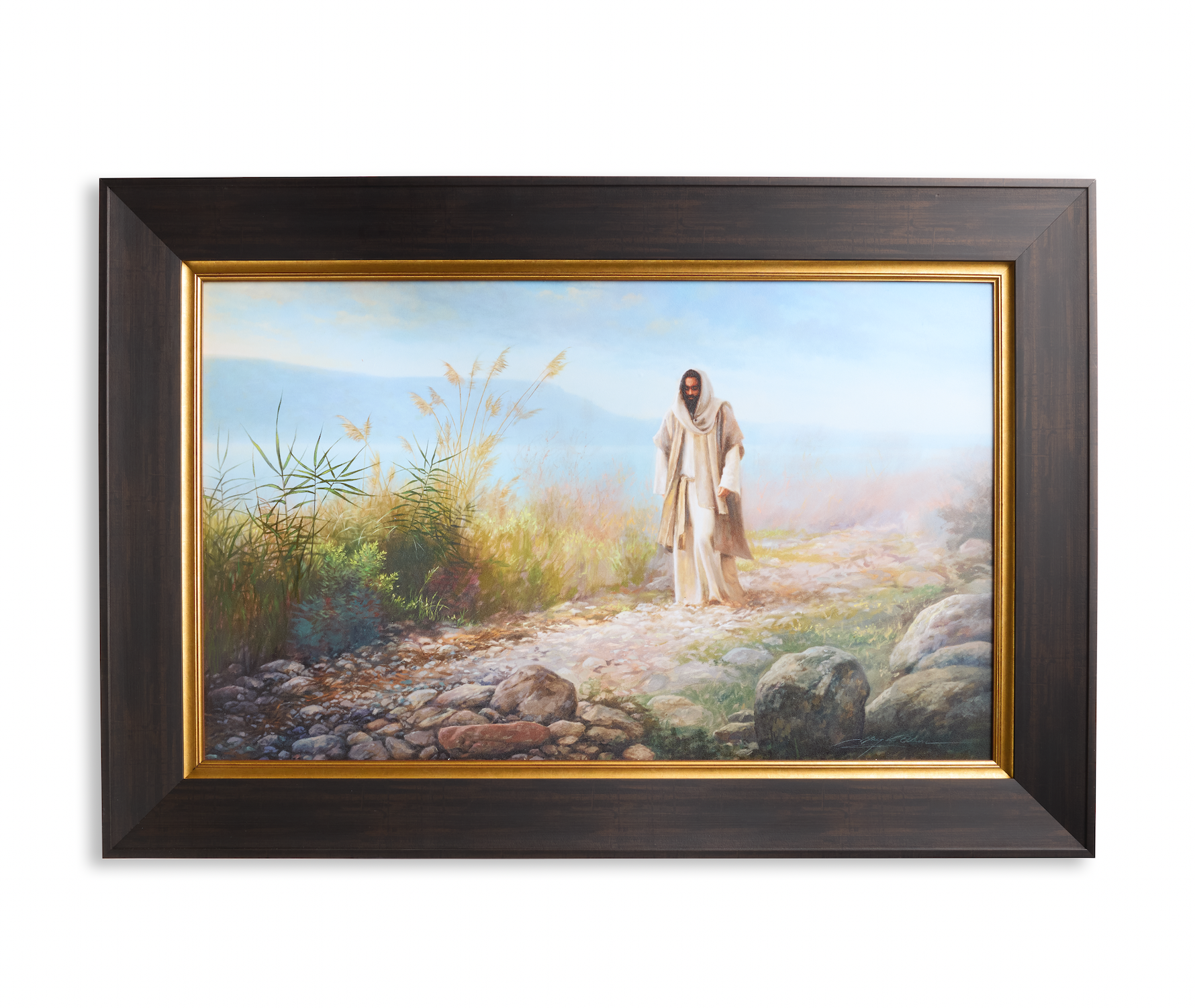 Walk in the Light (30x44 Framed Canvas Print)