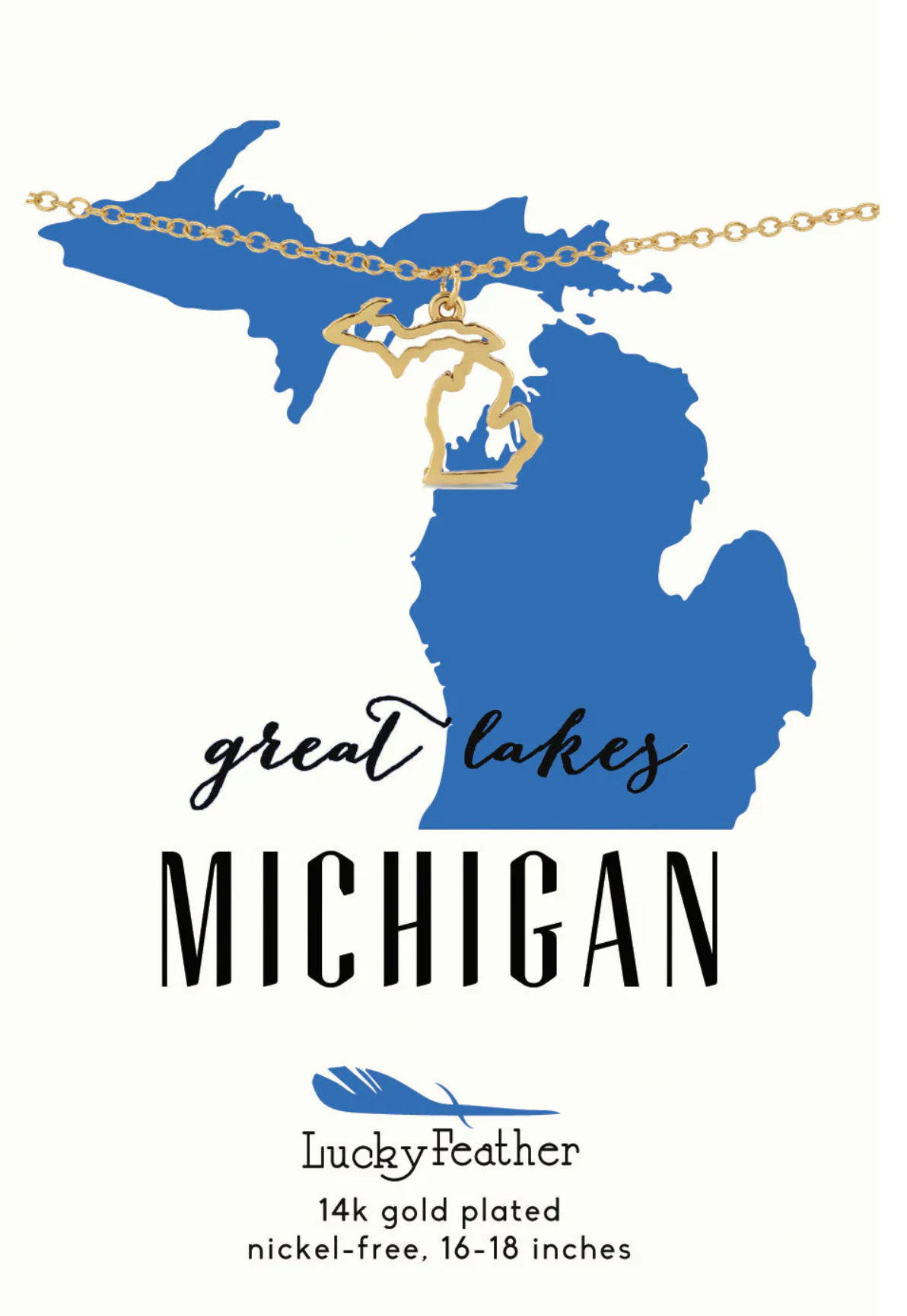 Michigan State Necklace, , large image number 0