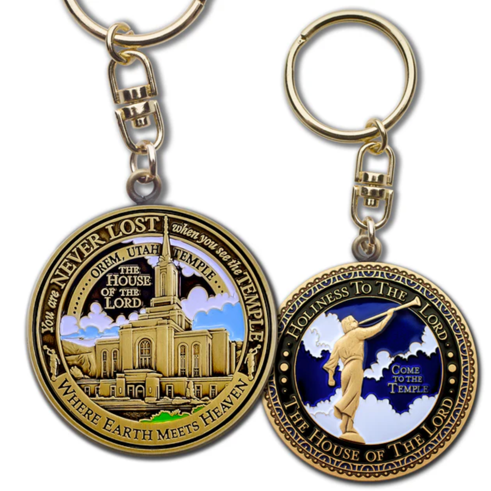Orem Temple Keyring, , large