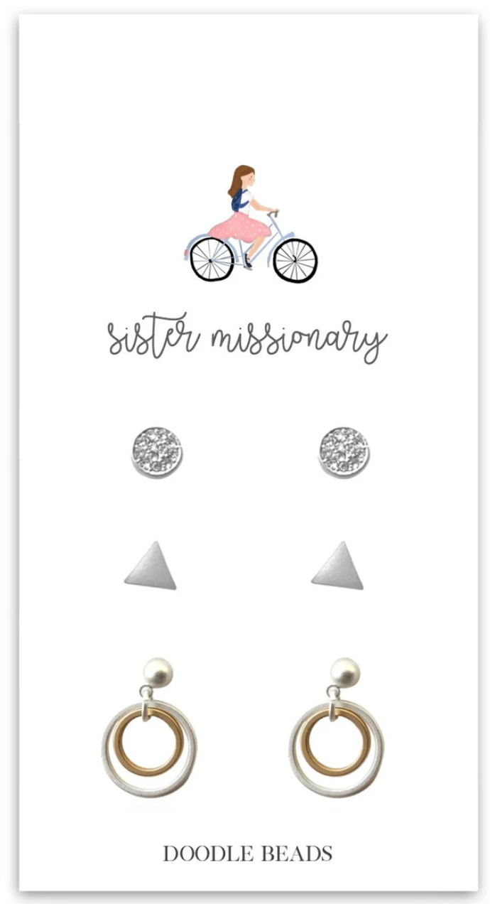 Sister Missionary Eliza Earring Set, , large